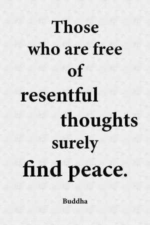 Resentful Thoughts